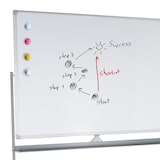 thumbnail of Whiteboard / Wendetafel MULTIBOARD I magnetisch weiß / silber hjh OFFICE