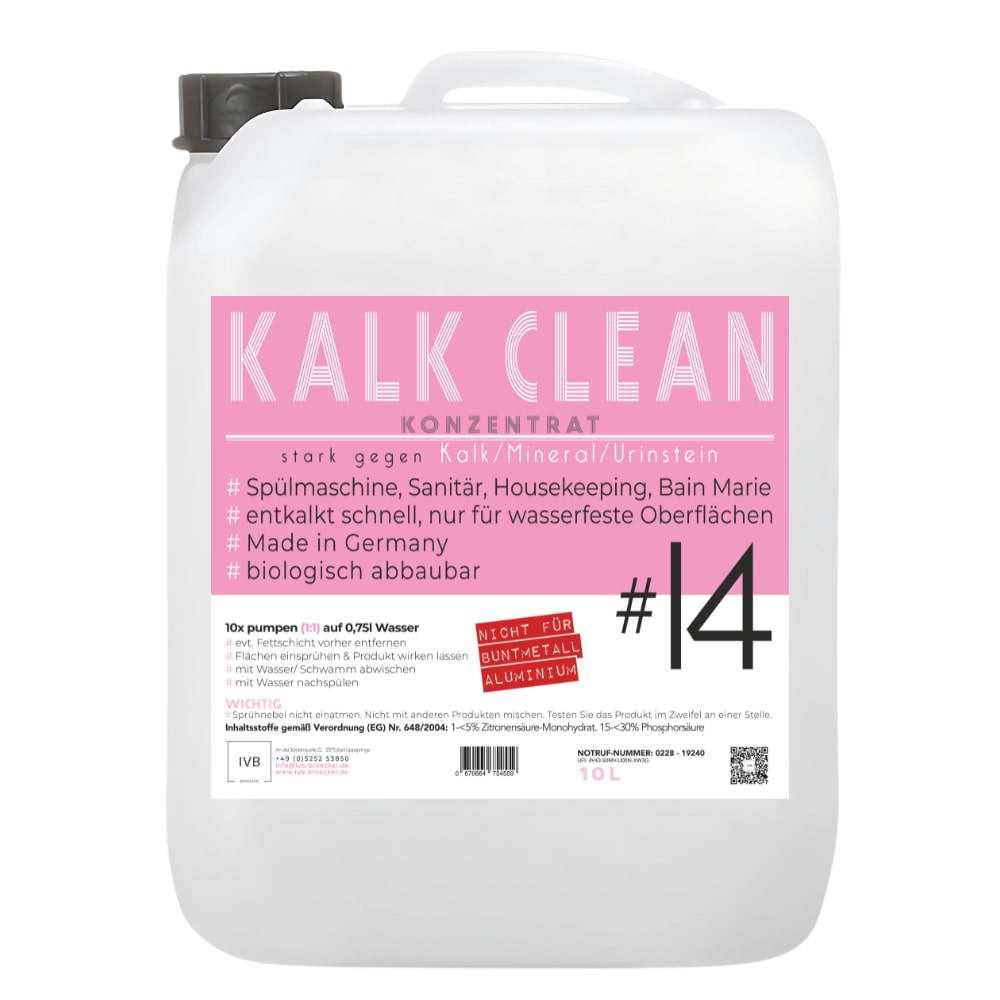 Kalk Clean 10 l (Kalklöser) Konzentrat