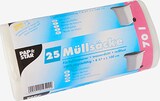 thumbnail of PAPSTAR 500 Müllsäcke, HDPE 70 l 100 cm x 57,5 cm transparent