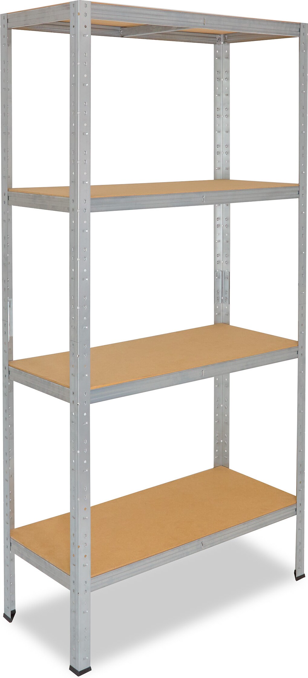 shelfplaza HOME 180x30x60 cm Schwerlastregal in verzinkt mit 4 Böden und 175 kg Traglast pro Boden