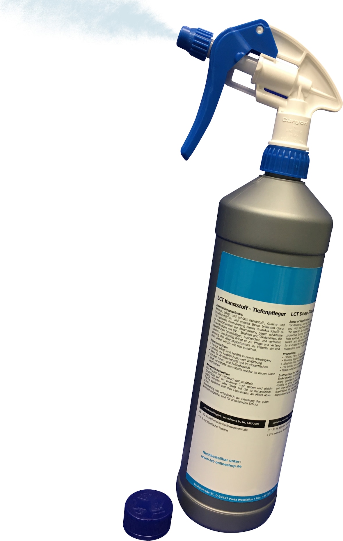 LCT Kunststoff Tiefenpfleger 1000ml - Kunststoff Gummi Venyl Oberflächen - Glanz