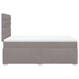 thumbnail of vidaXL Boxspringbett mit Matratze Taupe 120x190 cm Stoff