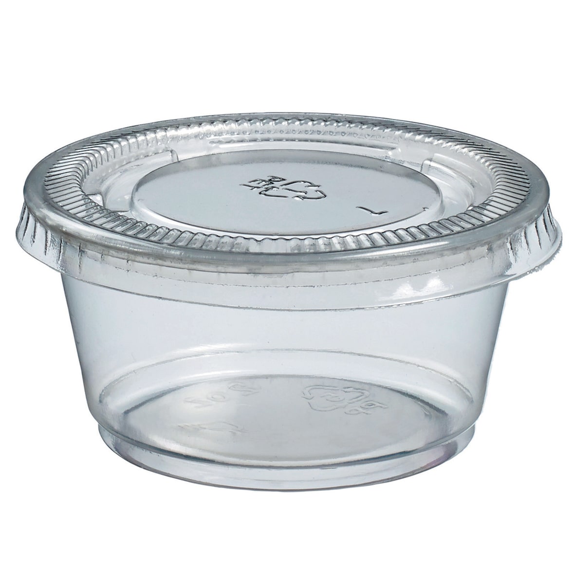 SOLIA Pot à sauce PP avec couvercle 60 ml  - par 100