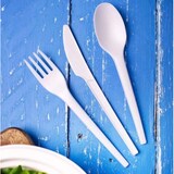 thumbnail of DOT Horeca Solutions 50 Coltelli CPLA Bianche Biodegradabili Compostabili monouso usa e getta coltello bio bianca