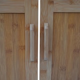 thumbnail of Badmeubel HWC-A85, badkamermeubel 60x60x30cm ~ bamboe