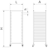 thumbnail of Cobertura de utilização única para o carrinho Euronorm (caixa de 50 unidades)