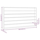 thumbnail of vidaXL Houten verzamelvitrine met 6 planken 80x8,5x55 cm