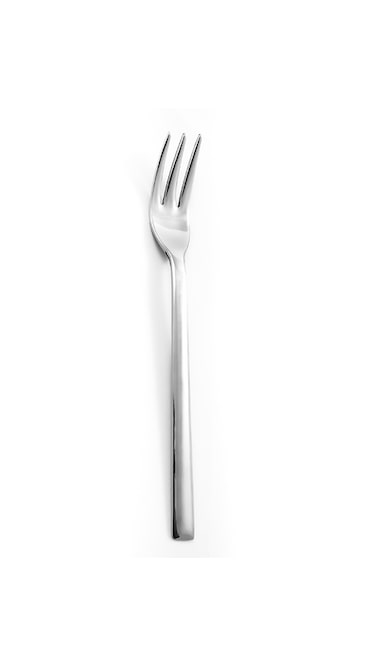Abert set 12 pz Forchettina Dolce Dinamica in acciaio inox 18/10 L.160 mm, acciaio