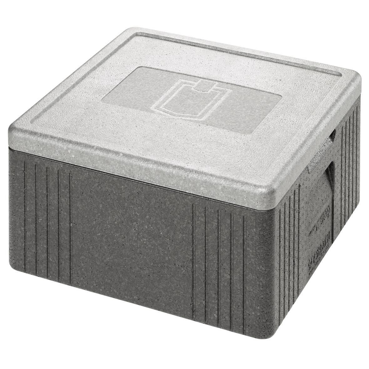 METRO Professional Thermobox Pizza-Box, EPP, 20 L, Toplader, schwarz/ grau