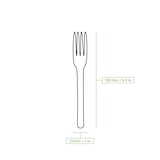 thumbnail of BIOZOYG 500 Stück Einweggabeln 16,5cm Einwegbesteck, Holzgabeln, Partygabeln mit angenehmer Biobeschichtung, umweltfreundlich, kompostierbar