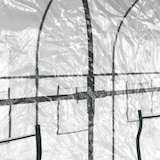 thumbnail of Helloshop26 - Tenda da serra per piante fiori e ortaggi trasparente 160 x 400 x 190 cm PVC e acciaio verniciato a polvere 02_0044664