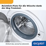 thumbnail of Exquisit Waschmaschine WA6110-020A weiss | 6 kg Fassungsvermögen | Energieeffizienzklasse A | 16 Waschprogramme | Kindersicherung