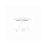 thumbnail of Mesa Fixa Rondò em Vidro Temperado e Pés Brancos