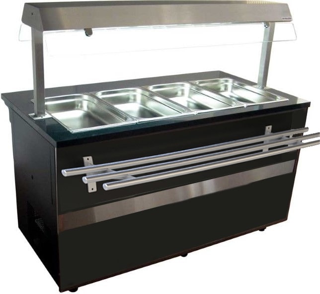 Kühltheke Gastroline Open mit Tablett Rutsche  726 Liter Volumen  2000x800x850/1350 mm