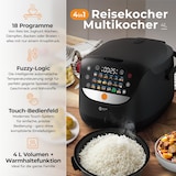 thumbnail of Balter MK-01 Reiskocher Multikocher mit 18 Programme, 4L Rice Cooker mit Fuzzy-Logic, Dampfgarer