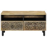 thumbnail of Mesa de centro de madera maciza mango 80x54x40 cm