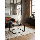 thumbnail of Couchtisch 60x60x40 cm Metall Wohnzimmertisch Industrial Schwarz, Sofatisch Quadratisch, Loungetisch Kaffeetisch Stahl, Beistelltisch