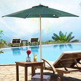 thumbnail of Outsunny Ombrellone da Giardino e Terrazza in Legno Poliestere Verde
