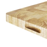 thumbnail of Planche à découper rectangulaire (L)610 x (P)455 x (H)45 mm, en bois d'hévéa