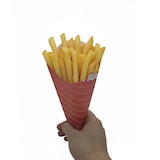 thumbnail of 1000 Pommesbeutel Pommestüten 200 g PAP 210 mm Neutralmotiv „Pommes frites“