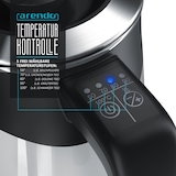 thumbnail of Arendo Wasserkocher 0,5 l, 1100 W, Edelstahl Single Reisewasserkocher Mini, Temperatureinstellung, weiß