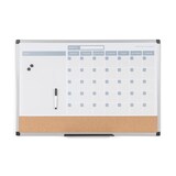 thumbnail of Bi-Office 3-in-1 Magnetic Monthly Planner, Aluminium Frame, 60x45cm
