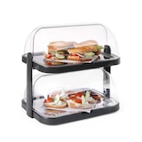 thumbnail of Espositore Hendi Rolltop a 2 livelli trasparente per buffet refrigerato