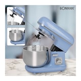 thumbnail of Robot pétrin multifonction 5L 1100W  KM 6030 CB Bleu usage non-intensif Bomann