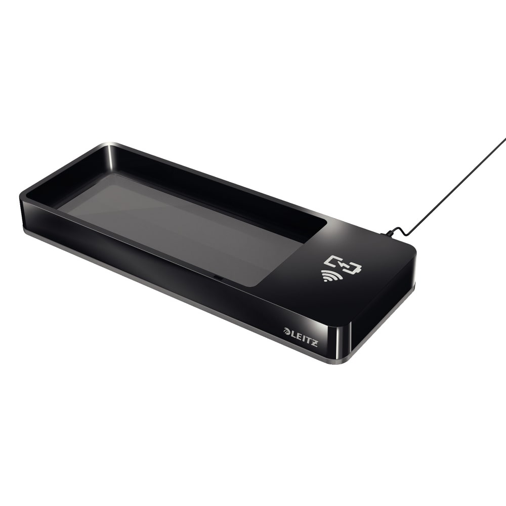 Leitz Stifteschale Duo Colour 53650095 Qi-Ladegerät schwarz