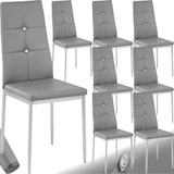 thumbnail of tectake Sillas de comedor Julien - Juego de 8 gris