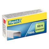 thumbnail of Grapas Rapid 10/4 mm. Caja 1000 Standard galvanizada. Pack de 20