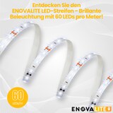 thumbnail of ENOVALITE LED-Streifen ELED700101 4 W/m 6500 K einstellbar in bunt und kaltweiß (RGBW)