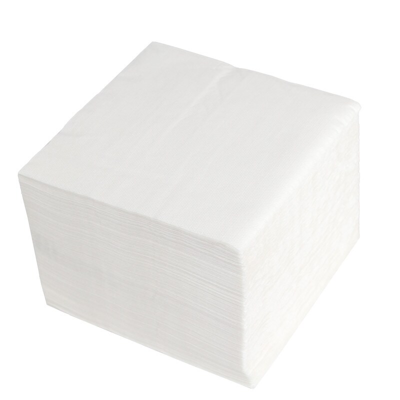 DayBays 40000 Stk. Servietten Premium 40x40 cm Zellstoff 2-lagig 1/4 Falz Weiß