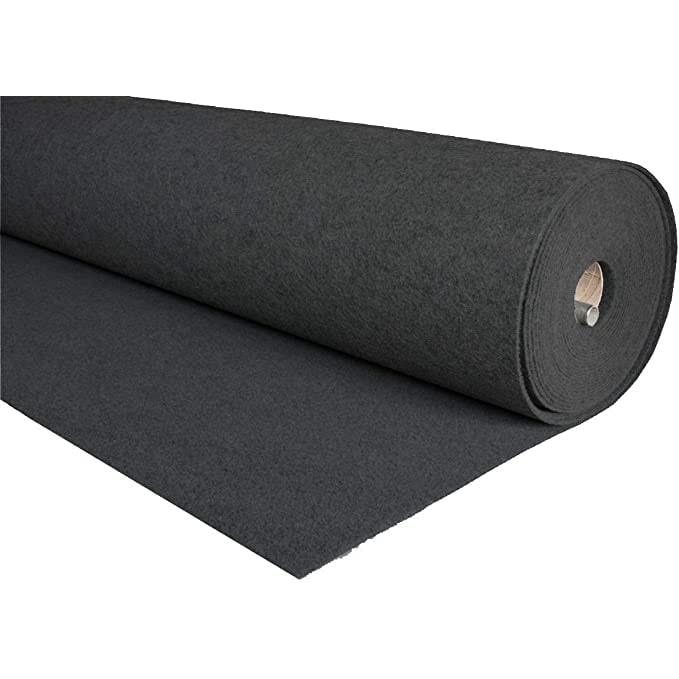 Moqueta Ferial Negra Ancho 1,01 mt. ROLLO de 60 x 1,01 mt