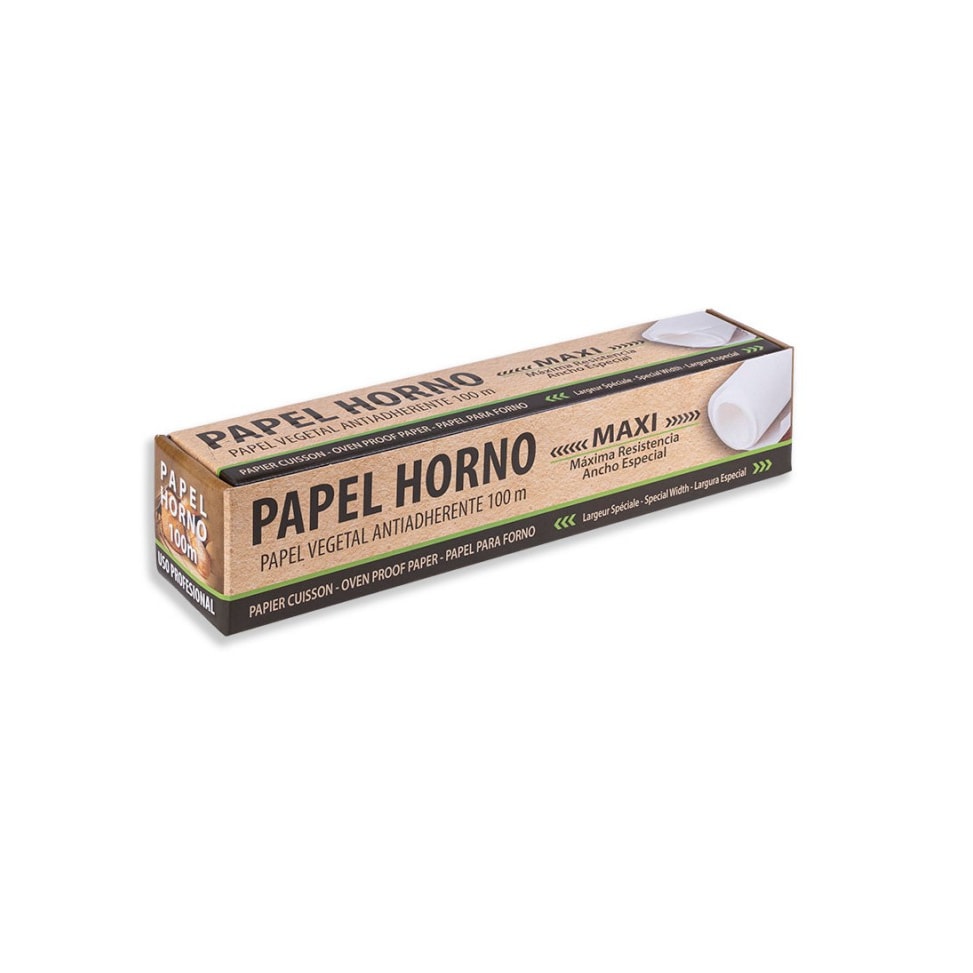 Rolo de papel manteiga de silicone 39cm x 100m 39g