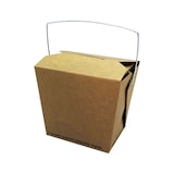 thumbnail of FHC - 500Pcs - Boite carton kraft carré avec anse - 95x73x90mm 450ml