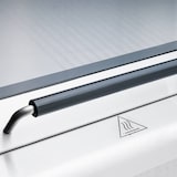 thumbnail of Stalgast Edelstahl Elektro-Griddleplatte als Tischgerät mit Deckel, 800x700 mm, ½ glatte/½ gerillte Grillfläche, Serie 700 ND
