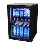 thumbnail of Gastro-Cool - Flaschenkühlschrank mit Glastür - schwarz - Hochleistungs-LED - GCKW65