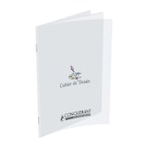 thumbnail of Lot de 10 Cahier Dessin Classique PP piqué 17x22, 32p./16 feuilles 90g/m², uni, incolore