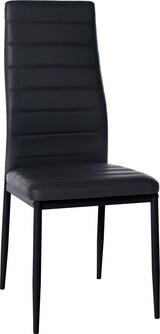 thumbnail of Esszimmerstuhl HADOR - Kunstleder Schwarz 41.5x40x99 cm | Essstühle Esszimmerstühle Küchenstühle Wohnzimmerstühle