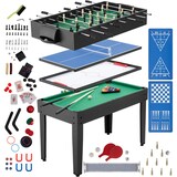 thumbnail of tectake Table de jeu multifonction SirGameALot 15-en-1 avec accessoires  Noir/Vert