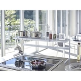 thumbnail of Yamazaki Küchenregal Standregal Arbeitsplatte weiß Metall ausziehbar 54-92x25x22cm "TOWER"