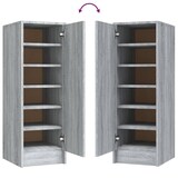 thumbnail of vidaXL Schuhregal Grau Sonoma 32x35x92 cm Holzwerkstoff
