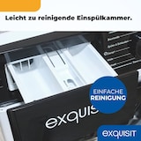 thumbnail of Exquisit Waschmaschine 8kg, Startzeitvorwahl, 47 cm tief, Energieklasse A, Slim-Design, 11 Waschprogramme, 1400 U/min, WA8014-370A weiss