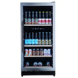 thumbnail of Bierkoelkast Bamberg - Vrijstaand of inbouw - RVS - Bierklimaatkast 192 flessen - 131 x 59.8 x 68.5 cm - Glazen deur