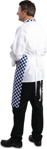 thumbnail of Gastronoble Whites Latzschürze blau weiß kariert