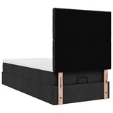 thumbnail of vidaXL Ottoman-Bett mit Matratze Schwarz 90x200 cm Stoff