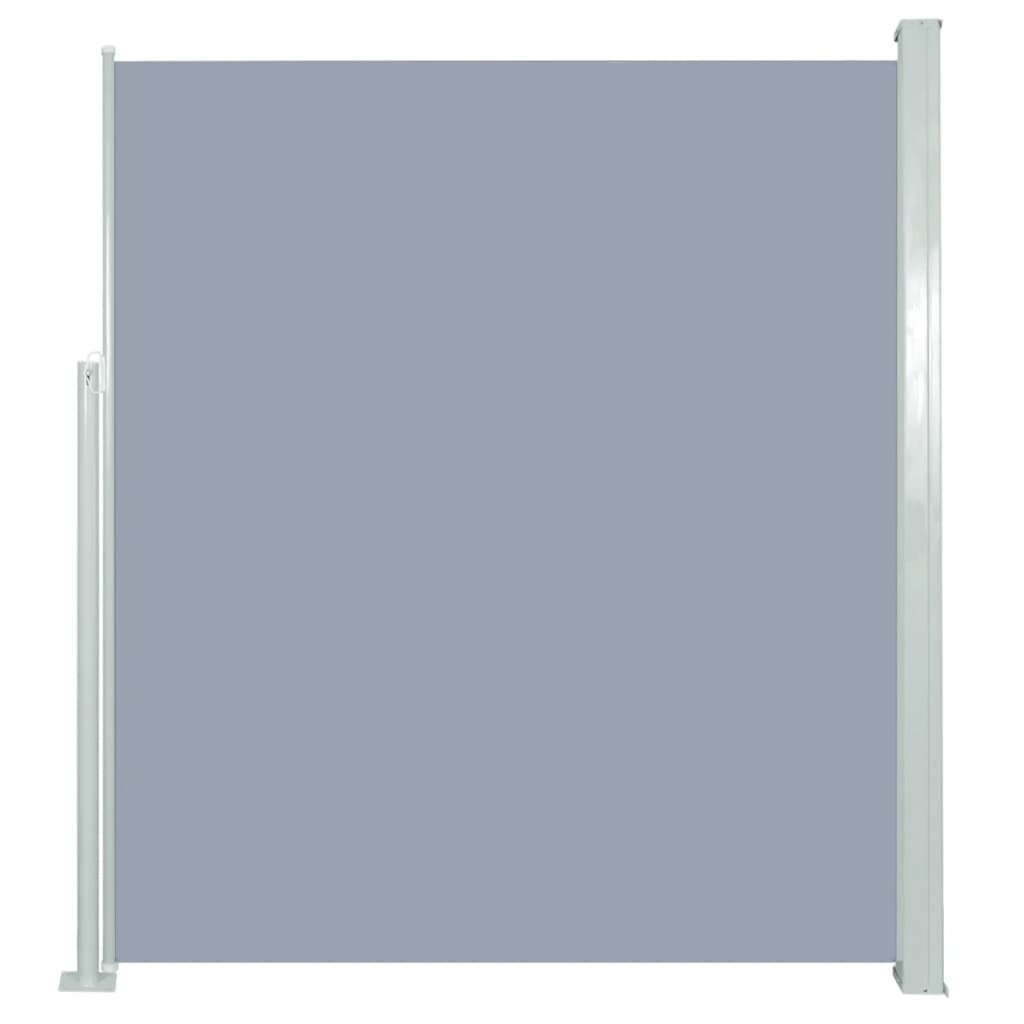 vidaXL Seitenmarkise Ausziehbar 160x300 cm Grau