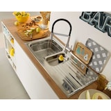 thumbnail of Franke Messing Hochdruck Armatur Lina Semi-Pro Brause Chrom schwarz 115.0626.085