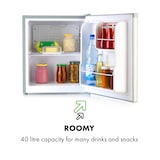 thumbnail of Scooby Minikühlschrank 40 Liter Kompressor 39 dB kompakt Silber-Metallic